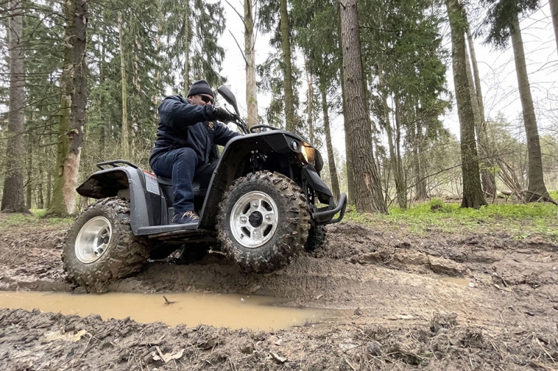 Квадроцикл вне дороги превращается в проблему для экологии